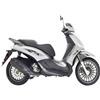 Generico Kit adesivi Compatibili con PIAGGIO BEVERLY 300 ABS ASR decal grafica completa carene laterali scegli colore -KIT A- Cod. 2073 (070 Nero)