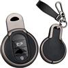 Ysbxitu Custodia per chiave telecomando con 3 pulsanti adatta per BMW Mini Cooper S/D/SD One Cabrio Clubman Countryman F54 F55 F56 F57 F60 portachiavi in pelle Remote Protector Cover A Nero