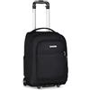 Invicta Trolley Scuola Bump, Nero, 38 L, Doppio Scomparto, Barra Telescopica, Ruote 75 mm, Tasca attrezzata, Scomparto porta pc, Tasche portaborraccia, Scuola media e superiore, Ragazzo, Ragazza