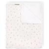 Bamboom Coperta Lettino 100x140 con Lato in Spugna Peluche - Tulips