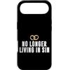 No Longer Living In Sin Wedding Gift Custodia per iPhone Air Matrimonio divertente coppia di nozze non vive più nel peccato