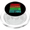 Lustige Geburtstagssprüche zum 25. B-Day 25° compleanno leggendario dal gennaio 2002 proversa di compleanno PopSockets PopGrip per MagSafe