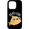 Punny Bone Custodia per iPhone 15 Pro Oh My Cod Divertente Pesce Pun