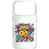 Funny Nineties 90s Costume Party Back to Custodia per iPhone 17 Pro Back to 90s Nostalgia Roller Skate Boombox Cassette anni Novanta