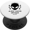Secret Space Program Alien Liaison Offic Programma spaziale segreto/Alien Liaison Officer Design divertente PopSockets PopGrip Adesivo