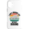 Retro Dugong I Can't Imagine Life Withou Custodia per iPhone 16 Plus Vintage Carino Dugongo non riesco a immaginare la vita senza Dugong