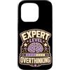Jimbeels Custodia per iPhone 15 Pro Expert Level Overthinking Umorismo agenda