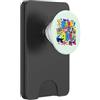 Funny Nineties 90s Costume Party Back to Back to 90s Nostalgia Roller Skate Boombox Cassette anni Novanta PopSockets PopWallet per MagSafe