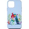 Disney Custodia per iPhone 12 mini Disney Princess Alfabeto Monogramma Sirena Lettera A per Ariel