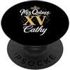 Mis Quince Cathy Tees Mis Quince Cathy 15 Quinceanera Messicano Compleanno XV Festa PopSockets PopGrip Adesivo