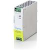 DIGITUS Alimentatore industriale su guida DIN - 24 V CC / 5 A / 120 W - Tensione di ingresso 90-264 V CA - Larghezza 40 mm - Montaggio su guida DIN in armadio elettrico - Grigio
