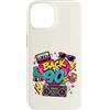 Funny Nineties 90s Costume Party Back to Custodia per iPhone 14 Back to 90s Nostalgia Roller Skate Boombox Cassette anni Novanta