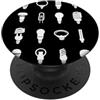 Idee regalo divertenti per elettricisti Tipi di lampade PopSockets PopGrip Adesivo
