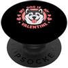 Chow Chow Puppy Lover PS My Dog Is My Valentine Black Chow Chow. Amante delle zampe PopSockets PopGrip Adesivo