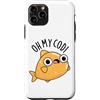 Punny Bone Custodia per iPhone 11 Pro Oh My Cod Divertente Pesce Pun