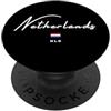 LEVART TRAVEL Wear Your Nation travel so Paesi Bassi NLD Netherlands PopSockets PopGrip Adesivo