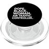 Dope Air Traffic Controller Career Cultu Dope Black Woman Controllore del traffico aereo Black History Month PopSockets PopGrip per MagSafe