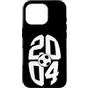 COOL SOCCER DESIGNS AND OUTFITS Custodia per iPhone 16 Pro 22 ANNI CALCIATORE 2004 CALCIO 22° COMPLEANNO