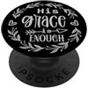 Ispirazioni di Fede Positiva La Grazia è SUFFICIENTE Frase di Fede Floreale PopSockets PopGrip Adesivo
