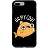Punny Bone Custodia per iPhone 7 Plus/8 Plus Oh My Cod Divertente Pesce Pun