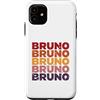 Amo Bruno T-shirt Nome Amico Nome Cuore Custodia per iPhone 11 Maglietta I Love Bruno Nome Amico I Love Bruno Cuore