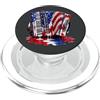 Orchestra-Musica-Strumento Accessori Reg Drip-Paint Fisarmonicista Accordion suonatore d fisarmonica PopSockets PopGrip per MagSafe