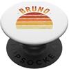 Amo Bruno T-shirt Nome Amico Nome Cuore Maglietta I Love Bruno Nome Amico I Love Bruno Cuore PopSockets PopGrip Adesivo