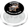 Funny Fathers Day Designs Divertente pigro sonno scherzo uomini papà padre zio zob PopSockets PopGrip per MagSafe