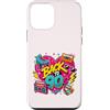 Funny Nineties 90s Costume Party Back to Custodia per iPhone 12 mini Retro Back to 90s Cassette Boombox Roller Skate Cube