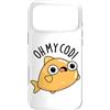 Punny Bone Custodia per iPhone 17 Pro Max Oh My Cod Divertente Pesce Pun
