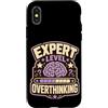 Jimbeels Custodia per iPhone X/XS Expert Level Overthinking Umorismo agenda