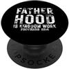 Kingdom Dad Creations La paternità è un'opera del regno Proverbi 22:6 Papà cristiano PopSockets PopGrip Adesivo