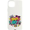 Funny Nineties 90s Costume Party Back to Custodia per iPhone 15 Plus Nastro a cassetta Boombox Roller Skate Cube in stile retrò anni '90