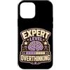 Jimbeels Custodia per iPhone 12 mini Expert Level Overthinking Umorismo agenda