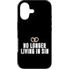 No Longer Living In Sin Wedding Gift Custodia per iPhone 17 Matrimonio divertente coppia di nozze non vive più nel peccato