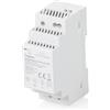 DIGITUS Alimentatore su guida DIN - 24 V CC / 1,5 A / 36 W - Tensione di ingresso 90-264 V CA / 127-370 V CC - Larghezza 35 mm - Alloggiamento a gradini - Montaggio in armadio elettrico - Grigio