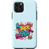 Funny Nineties 90s Costume Party Back to Custodia per iPhone 11 Pro Vintage Back to 90s Cassette Boombox Roller Skate anni Novanta