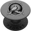 Demonique Tees and Ars Goetia Demon Gift Shax Veglia dell'ala di ossidiana PopSockets PopGrip Adesivo