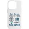 School Psychologist Mental Health Custodia per iPhone 14 Pro Data-Driven Empathy-Led School Psychologist Brain Graphic