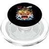 Japanese Ramen Graphic Noodles For Men W Kaiju Ramen Grande Onda Giapponese Noodle Amante Mostro Anime PopSockets PopGrip per MagSafe