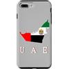 UAE Flag Heritage Apparel & Gifts Custodia per iPhone 7 Plus/8 Plus Bandiera degli Emirati Arabi Uniti Patriottica Uomini Donne Bambini Emirati Arabi Uniti