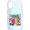 Funny Nineties 90s Costume Party Back to Custodia per iPhone 17 Back to 90s Nostalgia Roller Skate Boombox Cassette anni Novanta