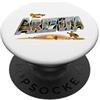 Greetings From Arizona Vintage Postcard Cartolina vintage Greetings From Arizona PopSockets PopGrip Adesivo