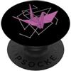 Origami fold folding technique art cool Origami Crane come forma fredda PopSockets PopGrip Adesivo