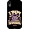 Jimbeels Custodia per iPhone XR Expert Level Overthinking Umorismo agenda