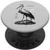 Demonique Tees and Ars Goetia Demon Gift La Cicogna vigile di Halphas PopSockets PopGrip Adesivo