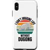 Retro Dugong I Can't Imagine Life Withou Custodia per iPhone XS Max Vintage Carino Dugongo non riesco a immaginare la vita senza Dugong