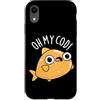 Punny Bone Custodia per iPhone XR Oh My Cod Divertente Pesce Pun