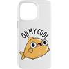 Punny Bone Custodia per iPhone 14 Pro Max Oh My Cod Divertente Pesce Pun