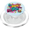 Funny Nineties 90s Costume Party Back to Vintage Back to 90s Cassette Boombox Roller Skate anni Novanta PopSockets PopGrip per MagSafe